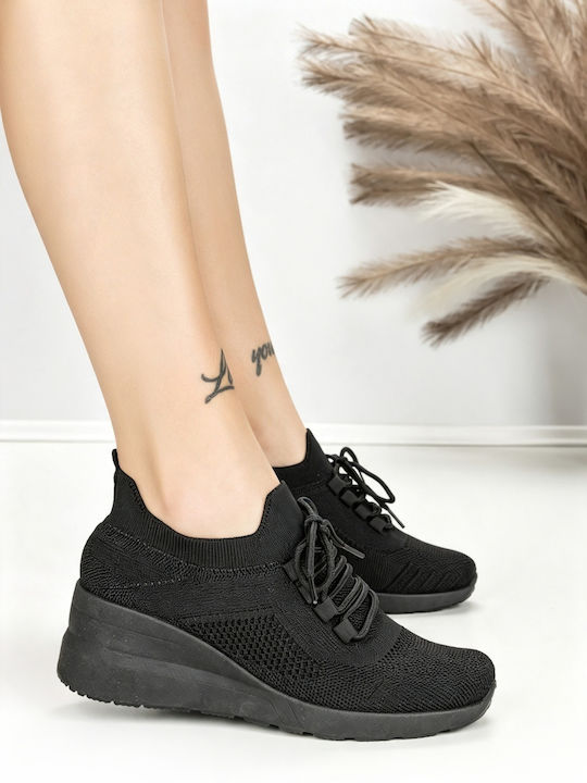 Adidași Flatforms Pentru Femei Negri