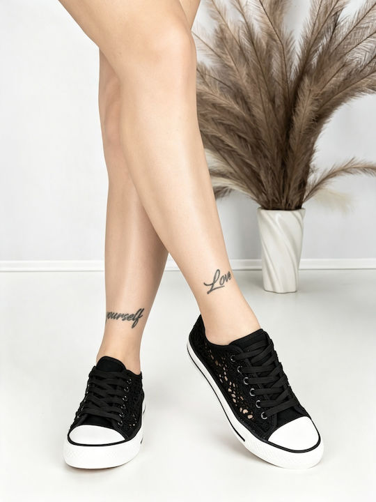 Adidași Flatforms Pentru Femei Negri
