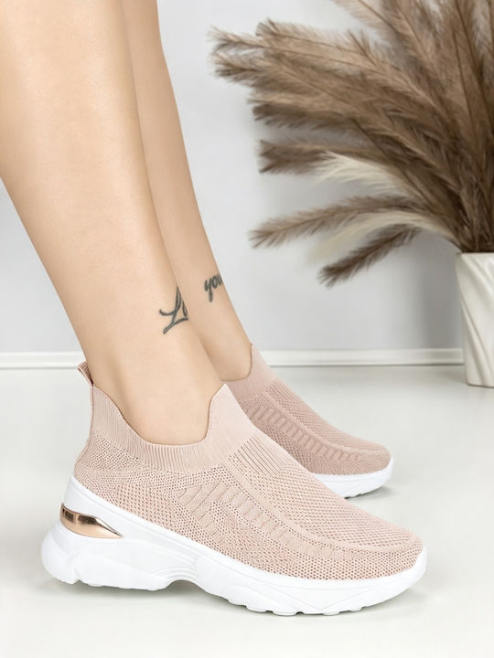 Adidași Flatforms Pentru Femei Roz