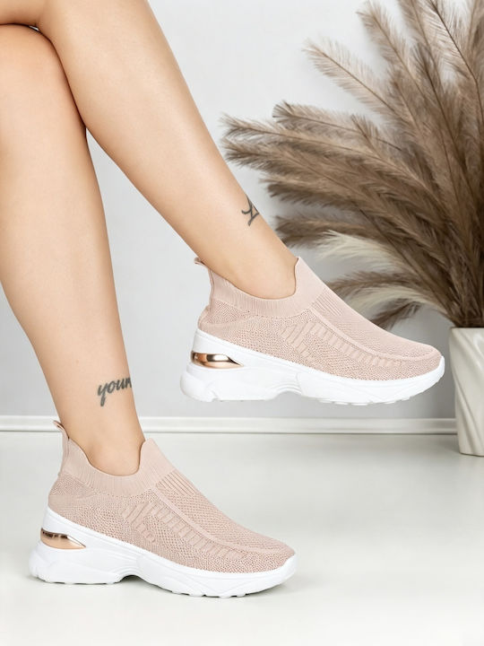 Adidași Flatforms Pentru Femei Roz