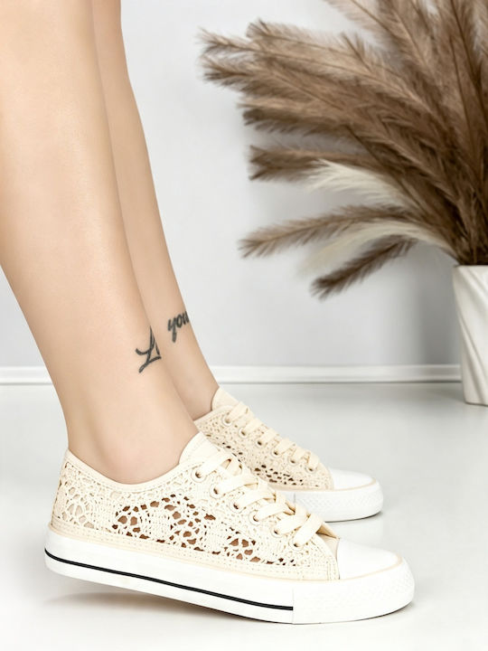 Adidași Flatforms Pentru Femei Kaki