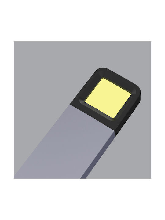 Aca LED Настолна лампа за бюро в Сив Цвят