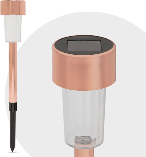 Led Solar Garden Lamp Outdoor Lighting Stake Automatic Ignition Metal Rose Gold