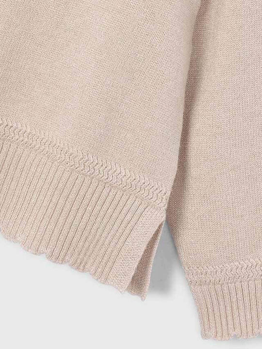 Kids Long-sleeved Brown Sweater Skour