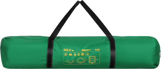 Shadow 2 Automatic Camping Tent Igloo Green with Double Cloth 4 Seasons for 2 People 210x240x135cm