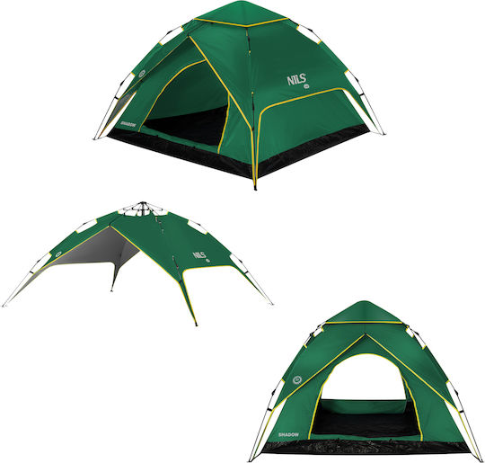 Shadow 2 Automatic Camping Tent Igloo Green with Double Cloth 4 Seasons for 2 People 210x240x135cm