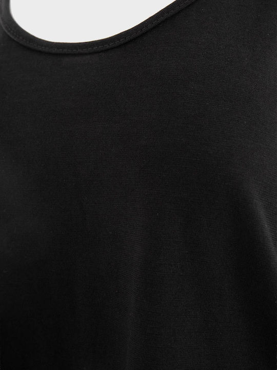 Women's Sleeveless Sports Blouse Black