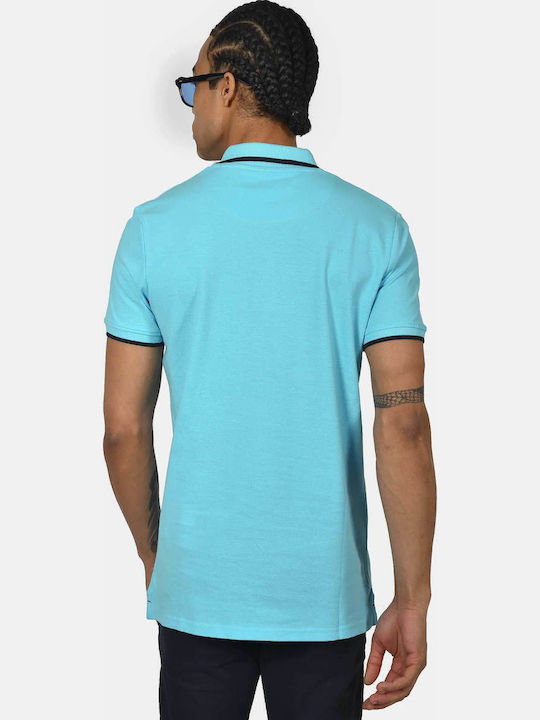 Polo Long Sleeve Turquoise Blouse