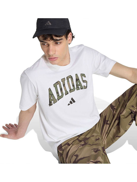 Herrenblusen Kurzarm T-Shirt Weiß
