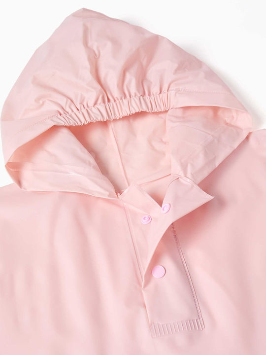 Wasserdichtes Kinder Jacke Lässig Kurze Rosa