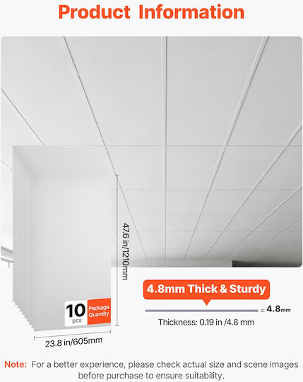 3D Πάνελ Τοίχου από PVC Λευκό 60.5x121εκ. 10τμχ