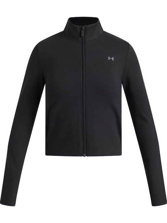 Kinder-Sweatshirt Strickjacke Schwarz