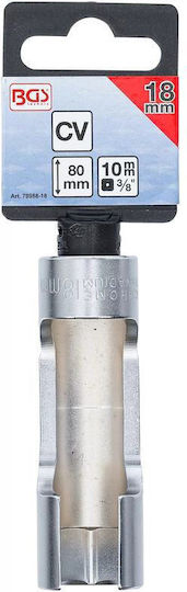 Special 18 Mm Cut-out Socket 10 Mm 3/8" Drive Bgs 70988-18