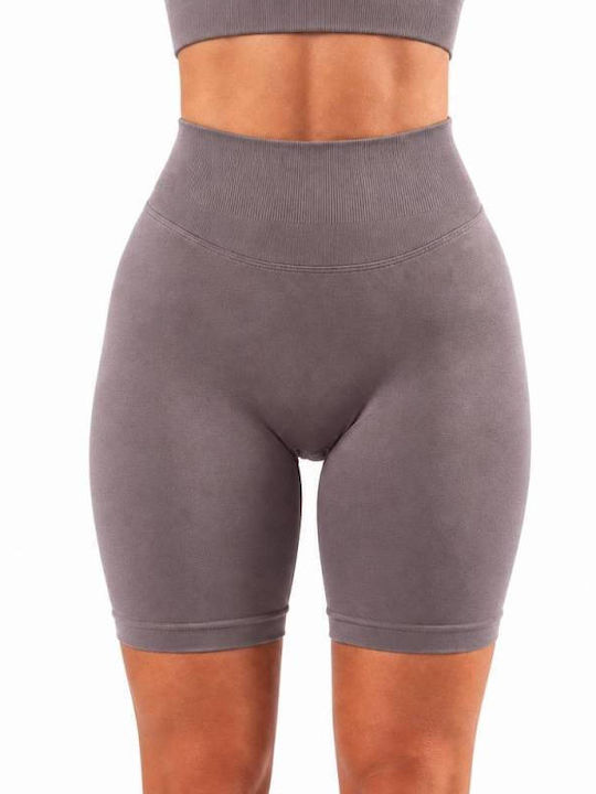 Training Women's Leggings High Waist & Push Up Brown Mauve
