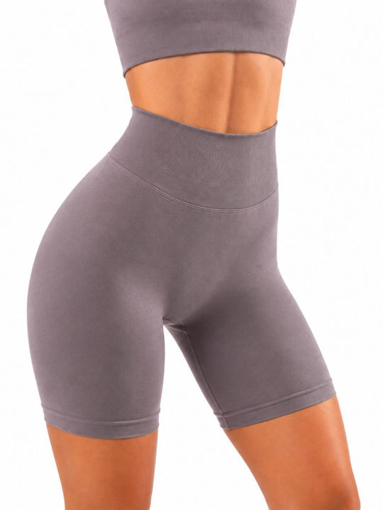 Training Women's Leggings High Waist & Push Up Brown Mauve