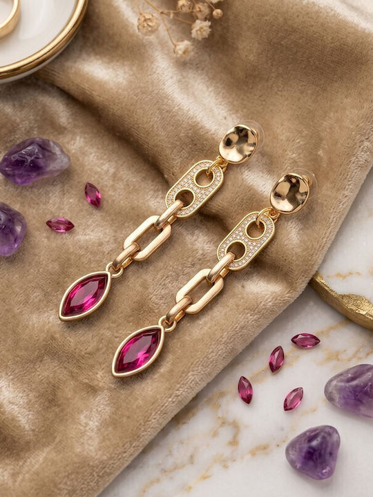 Grekas Gold Plated Dangle Earrings Grekas Gold Plated Dangle Earrings