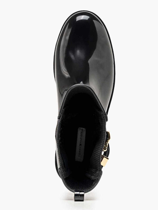 Damen Gummistiefel Schwarze