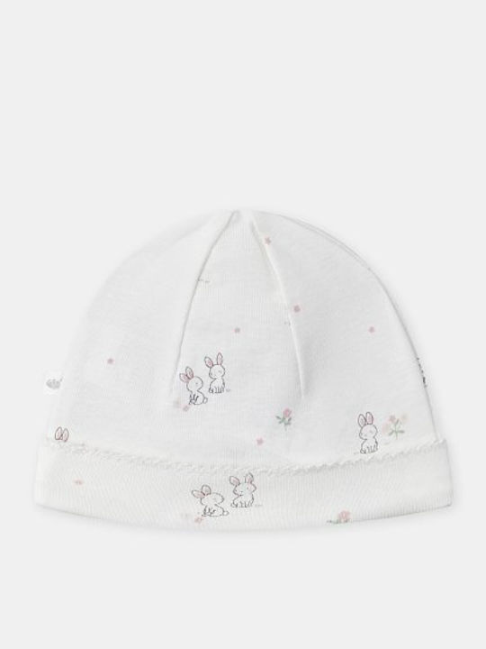 Set Kids Knitted Beige Beanie for Newborn