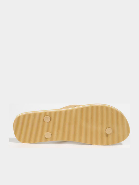 Damen-Flip-Flops - Hausschuhe in Beigen Farbe 0465560004-Beige