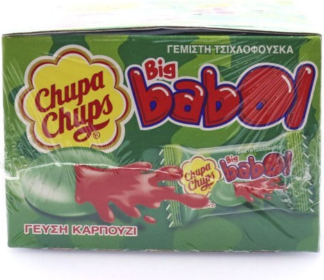 Chupa Chups Kaugummi Big Babol Wassermelone 60 Stück 6-41040