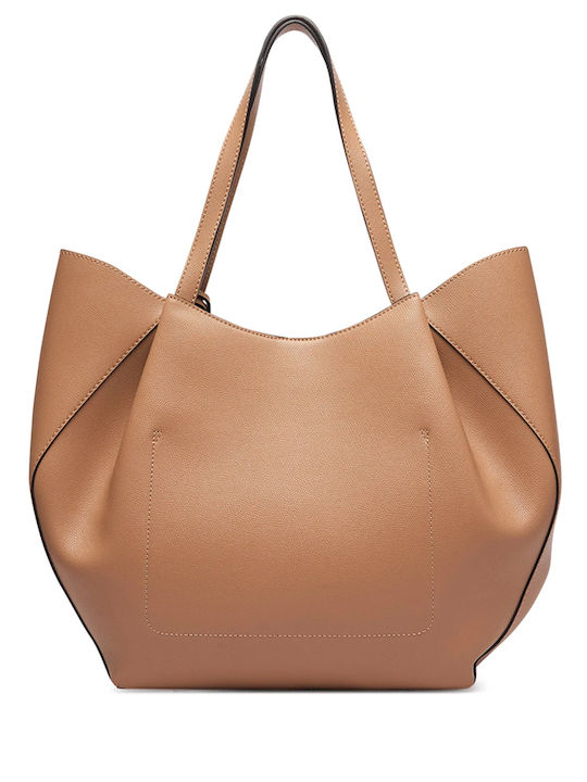 Guess Amorette Geantă Dama Tote De Mână Bej Guess Amorette Geantă Dama Tote De Mână Bej