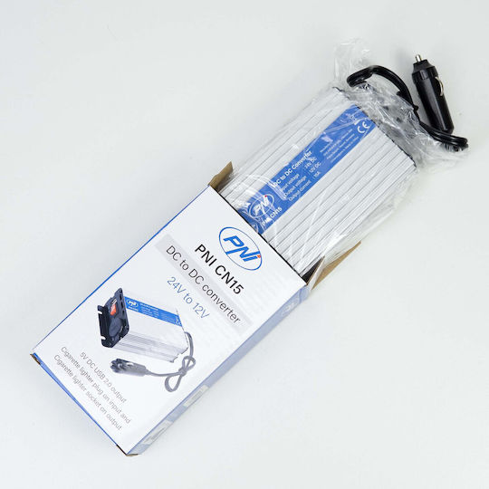 Pni Cn15 Voltage Converter 24V 12V 180W 15A Usb Port