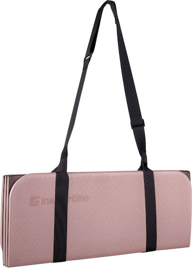 inSPORTline Klappbare Trainingsmatte Pilates Beiges mit Tragegurt (180x61cm)