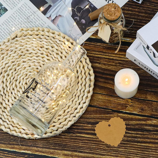 Lampă Decorativă Led Sticlă Albă 20 Cm Cadou Ziua De Naștere 60