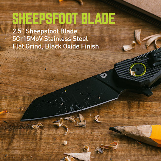 True Utility Smartknife Πολυεργαλείο 8 εργαλείων Μαύρο σε Θήκη