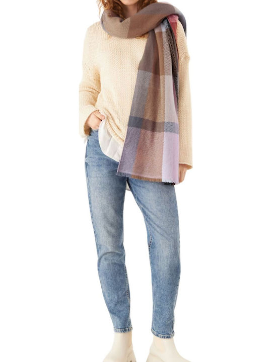 Women's Grey Wool Scarf