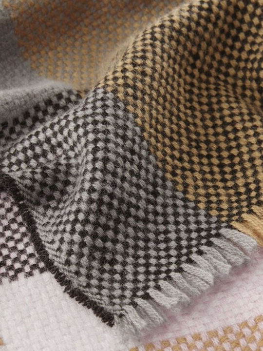 Women's Grey Wool Scarf