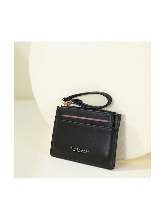 Kleines Damenbrieftasche Schwarz 19-45B Schwarz
