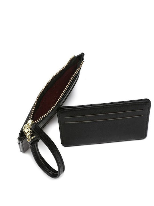 Kleines Damenbrieftasche Schwarz 19-45B Schwarz