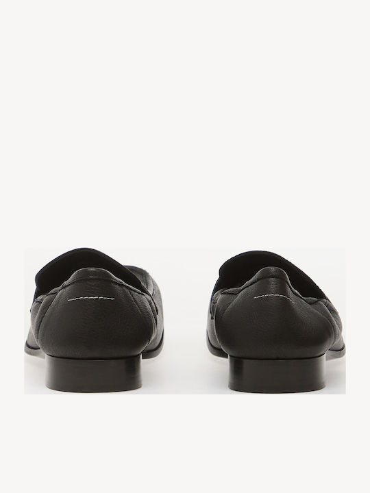 Herren Mokassins in Schwarz Farbe MM6 Mocassin Schwarz