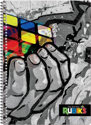 Graffiti Spiral Notebook Ruled B5 2 Subjects (Miscellaneous Designs)