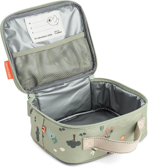Done by Deer School Insulated Handheld Lunch Bag 2.8lt Green