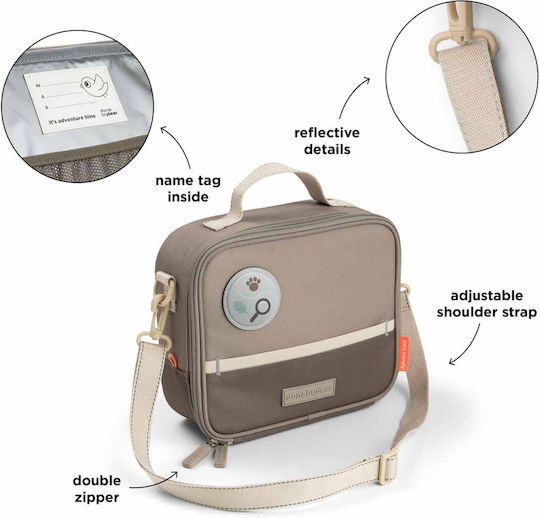 Done by Deer Kinder Lunchtasche Isoliert Handtasche 4l Beiges