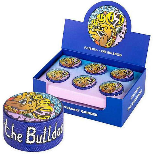 Bulldog Amsterdam Mühle Metallisch Blau 48mm Dadara 3 Teile