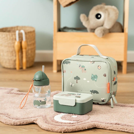 Done by Deer School Insulated Handheld Lunch Bag 2.8lt Green