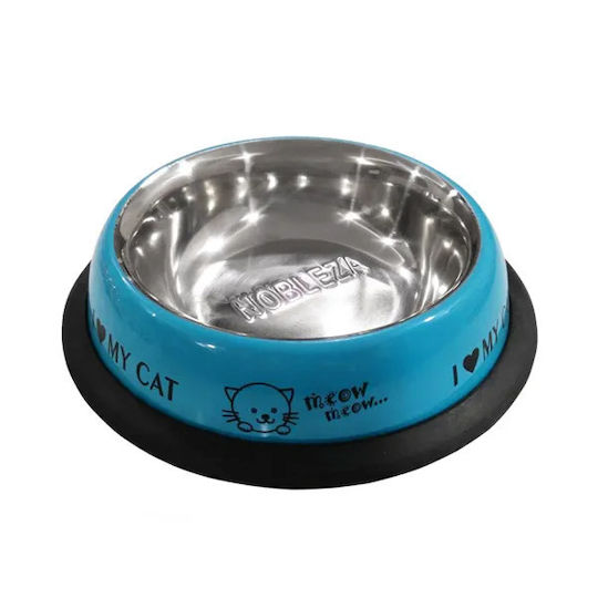 Nobleza Ανοξείδωτο Μπολ Φαγητού για Γάτα 225ml 15.5εκ.