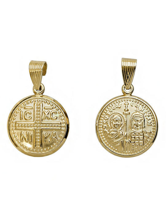Daskalakis Pendant with Virgin Mary Gold 9K