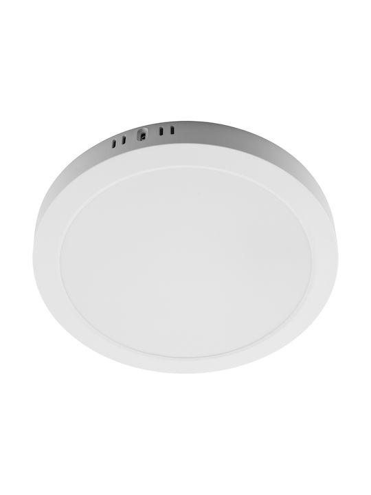Wall Ceiling Light LED 24W Round 4000K Glow White Lumiled