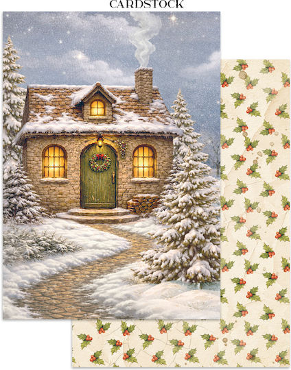 Junk Journal Focus Point Decupaje Fundaluri Silent Night