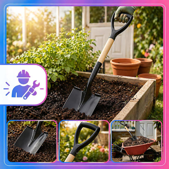 Schaufel Garten Holzgriff Garten 68cm