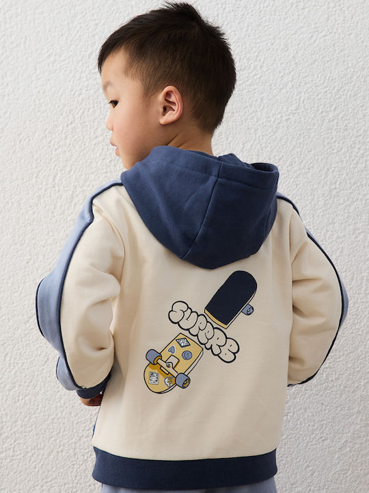 Skate Kids Sweatpants Set With Jacket Dark Grey