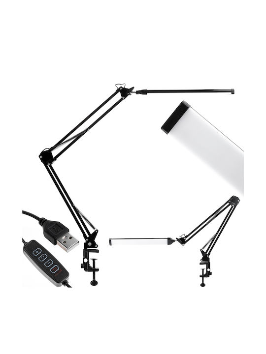 Table Lamp Led Cosmi Table Lamp 8w Cct Adjustable Lighting Usb Black Illuminated