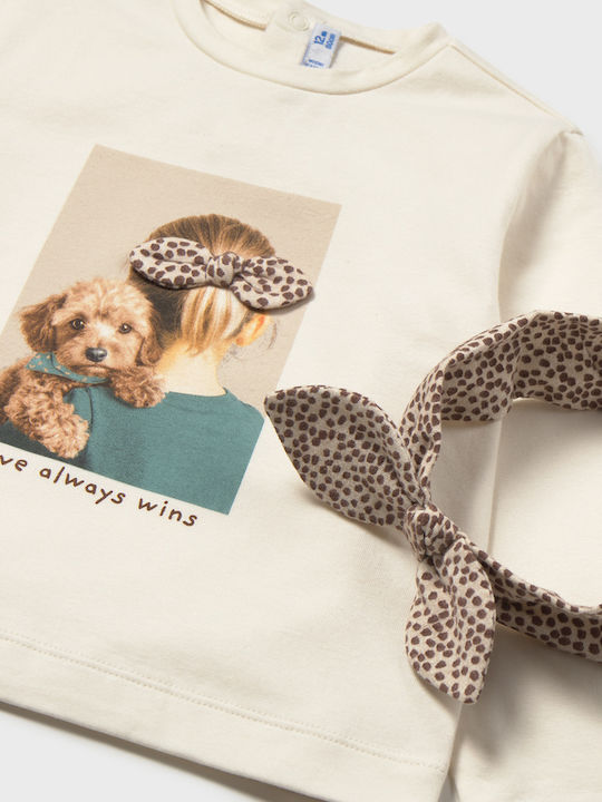 Kids T-shirt Beige