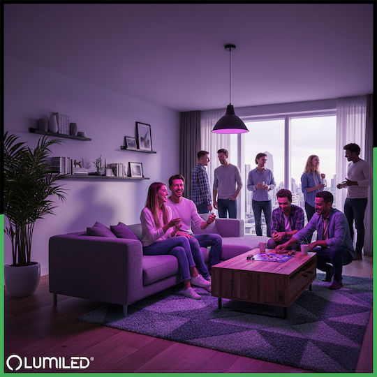 Lumiled Умни LED Лампи 9W за Цокъл E27 и Форма A60 Топло Бяло 806lm 3бр