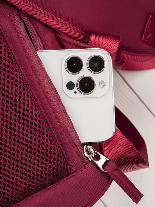 Paolo Peruzzi Backpack Αδιάβροχο Κόκκινο