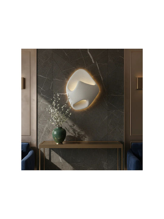 Colossus Runo Lămpi de Perete Modernă cu LED Integrat și Lumină Alb Cald Gri